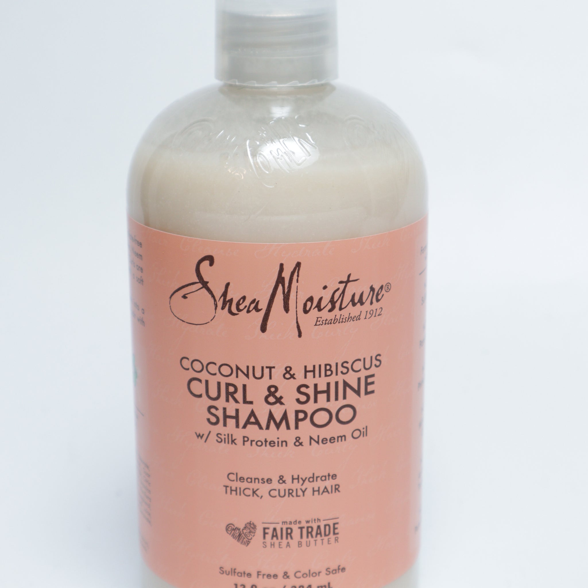 Shea Moisture Cocos & Hibiscus - șampon pentru spălare 384 ml