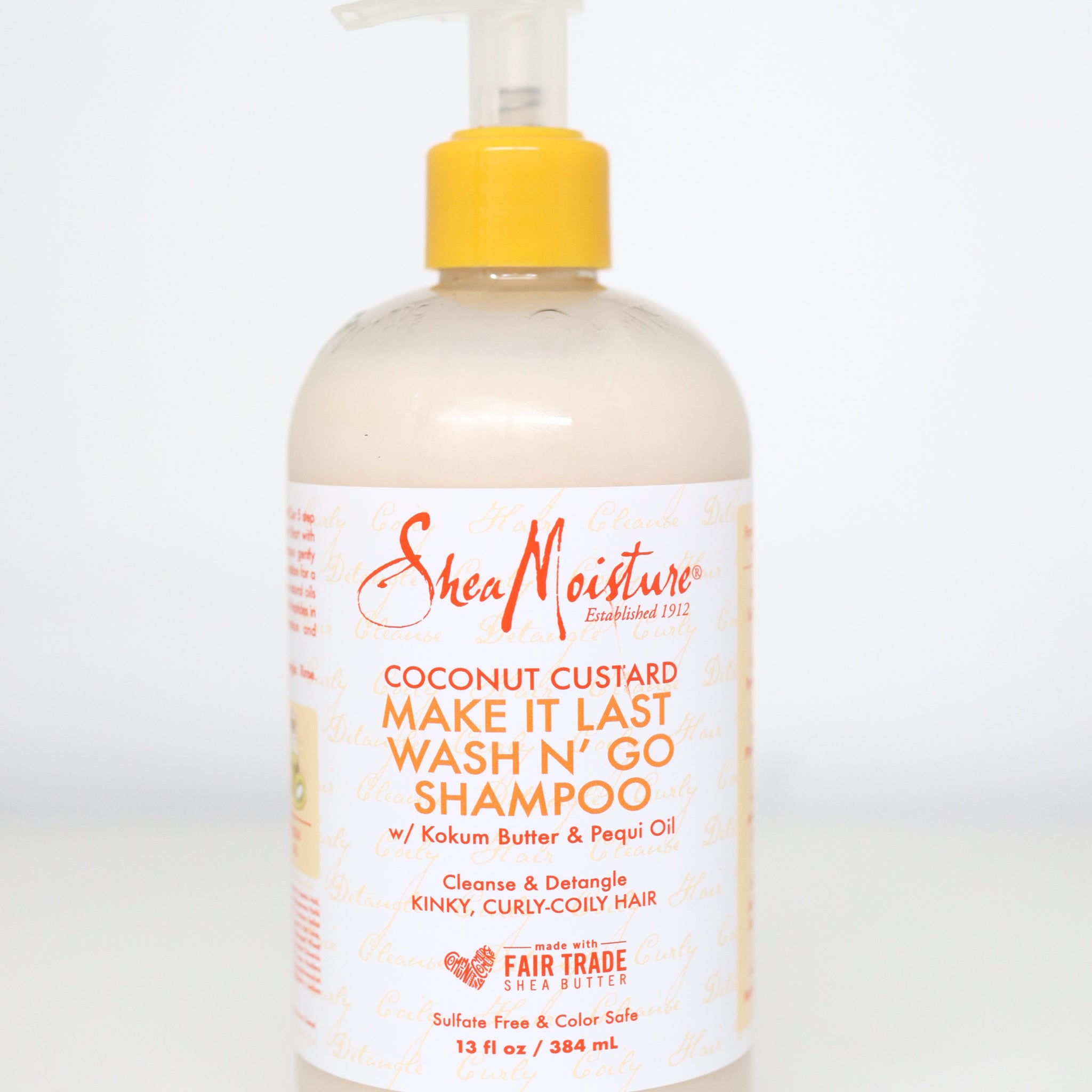 Shea Moisture Coconut Custard Wash N' Go Shampoo 384 ml