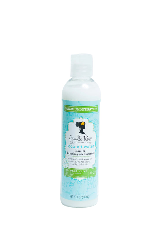 Camille Rose Coconut Water Leave-In Treatment – tratament fără clătire pentru pieptănare, 240 ml