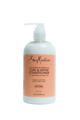 Shea Moisture Curl&Shine Balsam cu extract de cocos si hibiscus 384 ml