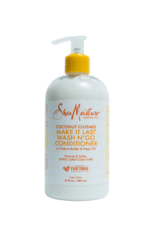 Shea Moisture Coconut Custard Make It Last Wash N’ Go balsam 384 ml