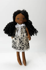 "Malaika" - Păpușă decorativă handmade 40 cm