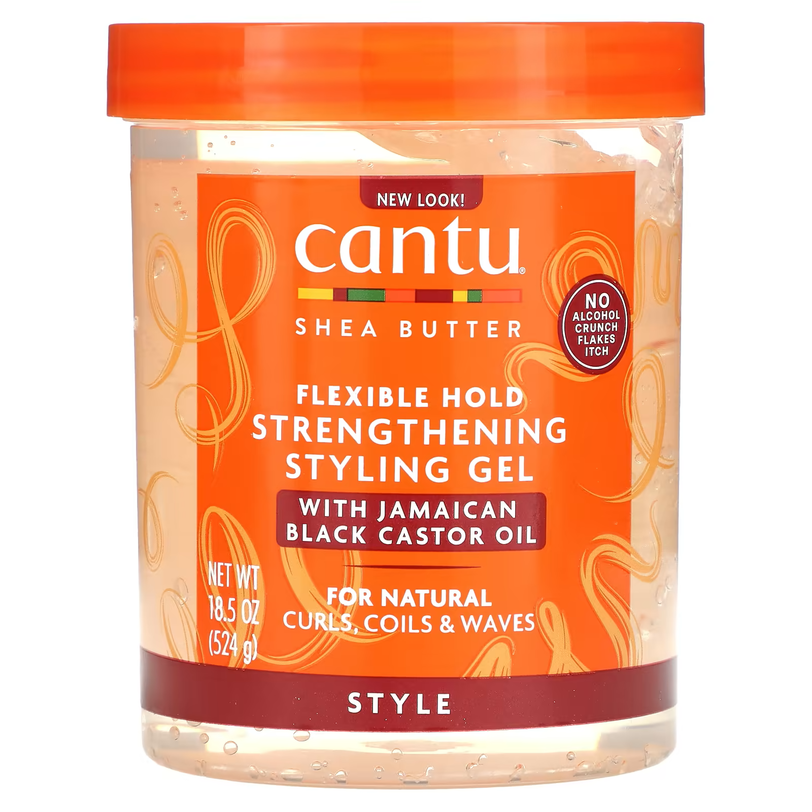 Cantu Natural Styling Gel Jamaican Black Castor Oil Braiding 524g