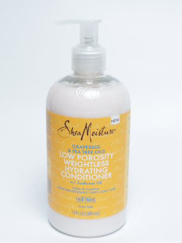 Shea Moisture Grapeseed & TeaTree Oils - balsam pentru spălare porozitate scăzută 384 ml