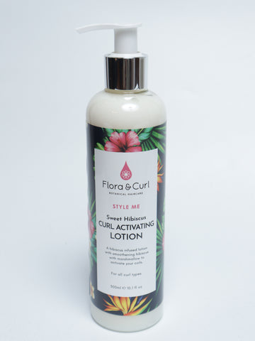 Flora & Curl - loțiune activatoare pentru bucle cu hibiscus dulce 300 ml